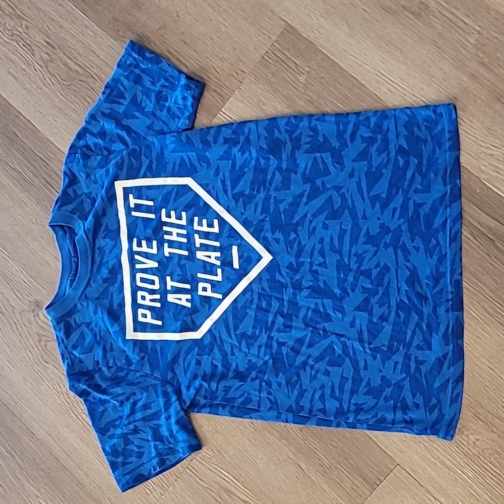 Xersion boys L 14/16 blue baseball T-shirt 👕.